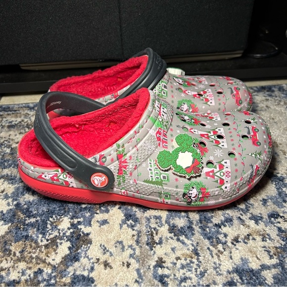 Crocs Dual Comfort Disney Christmas Holiday 2019 Mickey Mouse Clogs Size 8 - Picture 2 of 15